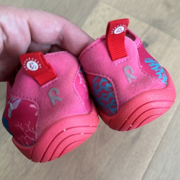 Reima Water Shoes Pink blue teal coral Size 31 US 13-13.5 EUC - Picture 4 of 4